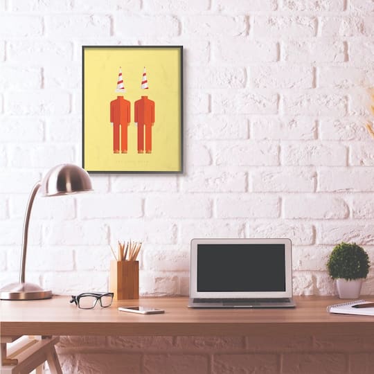 Stupell Industries Pet Shop Boys Fashion Design Wall Accent with Black Frame